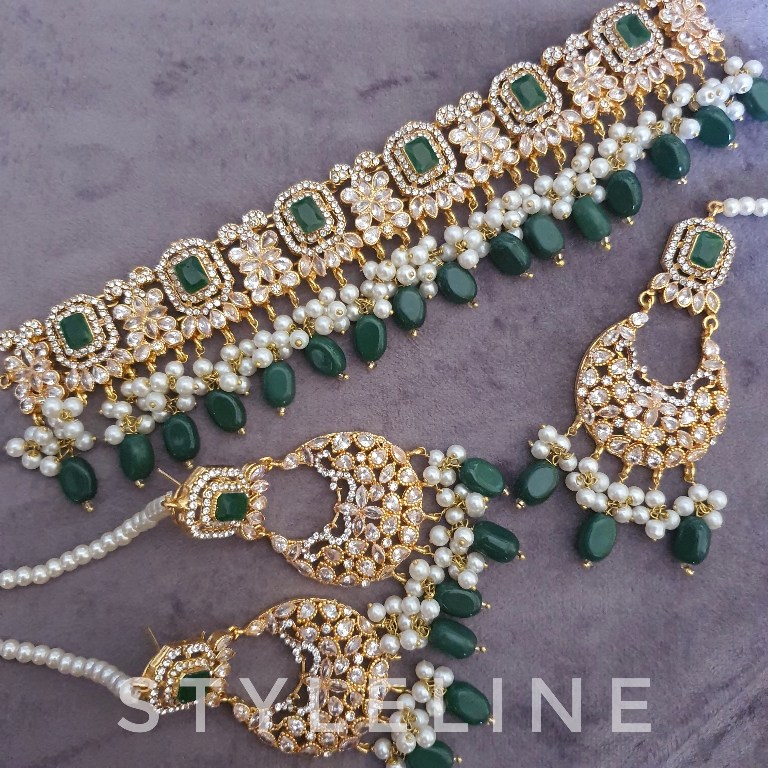 DIAMA choker set - StyleLine Jewellery