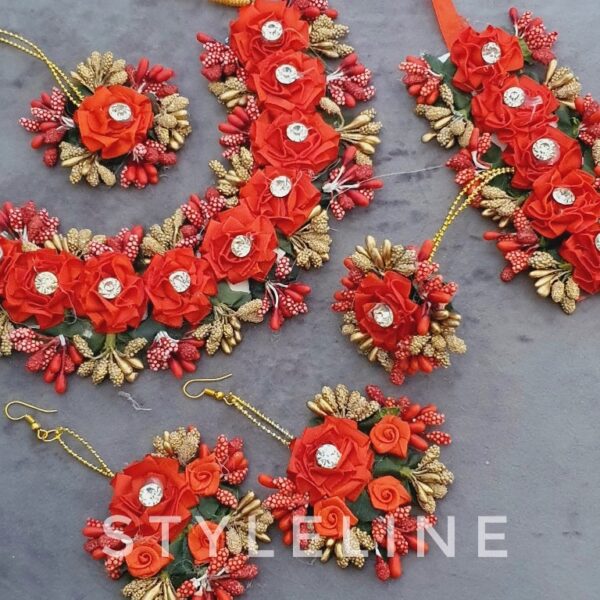 floral-necklace-set-red