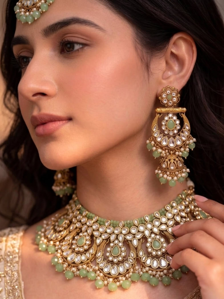 DURREFISHAN KUNDAN SET
