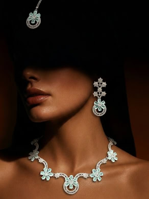 GEEMA NECKLACE SET - MINT