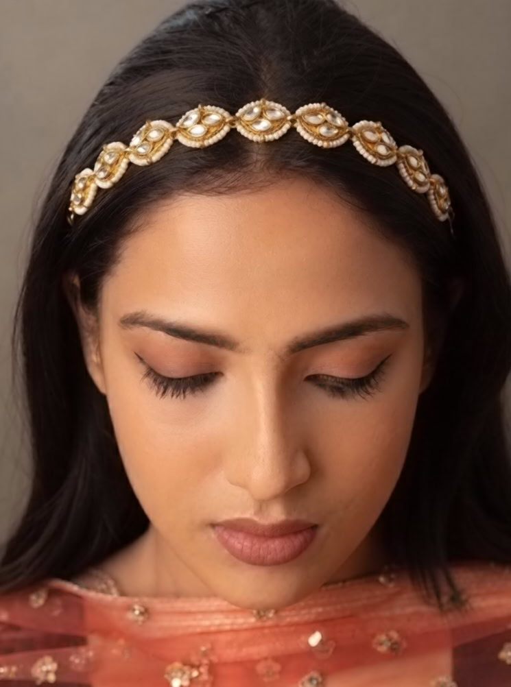 ALINA HEADPIECE - WHITE