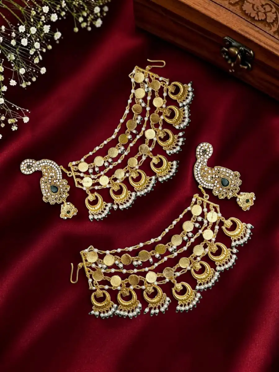 MAYA SAHARA EARCUFF - GREEN