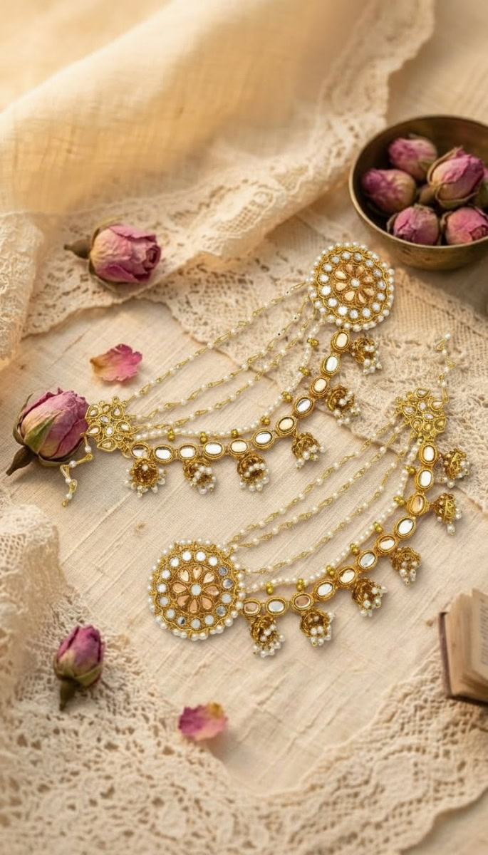 DIL ARA SAHARAY EARRINGS  - CHAMPAIGN
