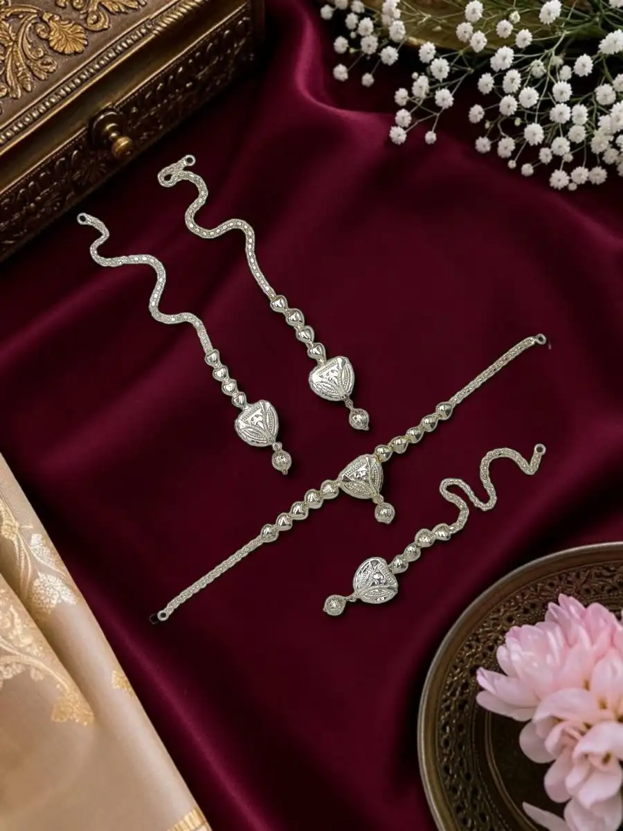 DIL CHOKER SET - SILVER