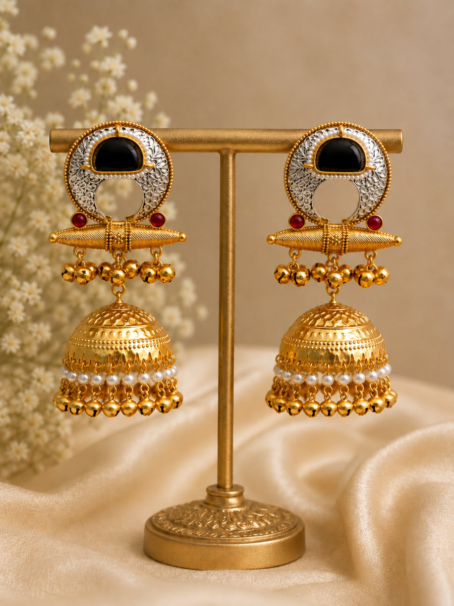 KAREENA JHUMKI - BLACK