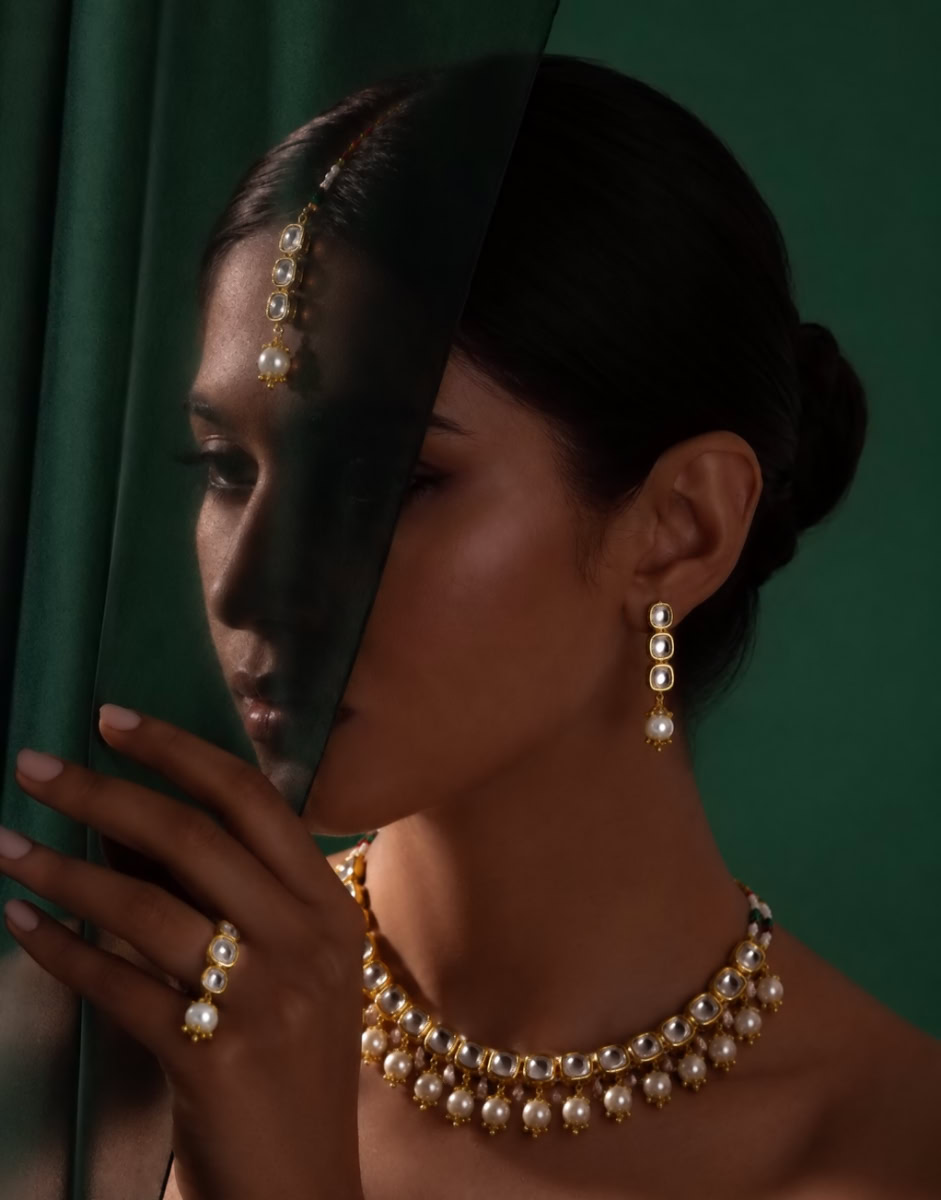 SHUMAIL KUNDUN NECKLACE SET