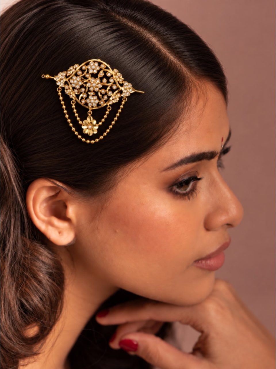 GULKARI HAIRPIN/ HALF JHOOMER