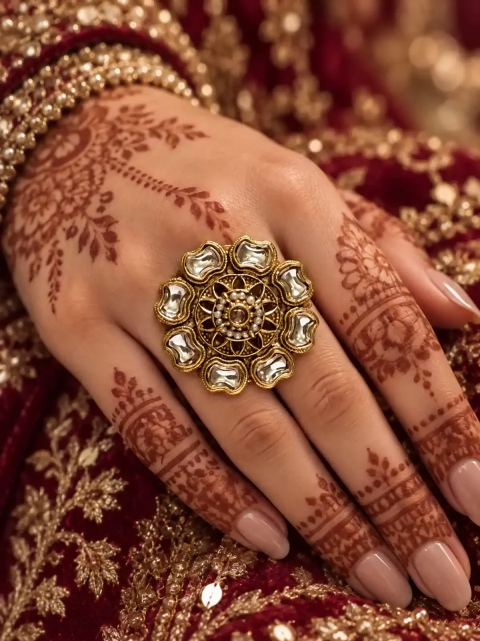 SANGEETA KUNDUN RING - CHAMPAIGN